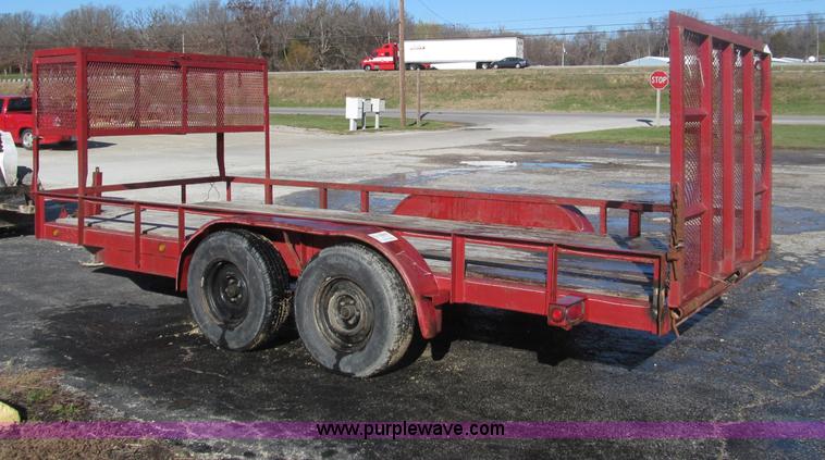 image for item F4670 2006 Stillwater 16' flatbed trailer