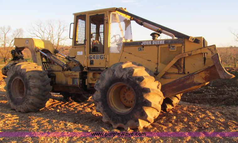image for item F4680 1996 John Deere 648G skidder