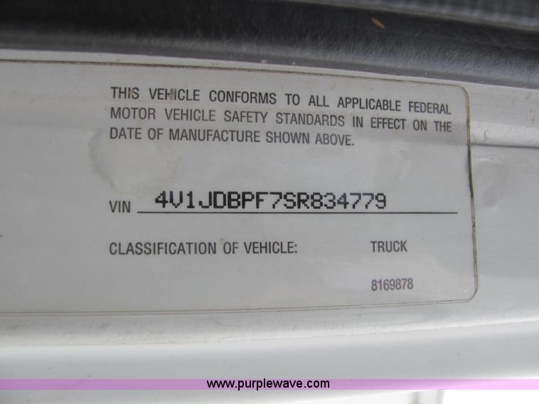 image for item C2941 1995 Volvo White GMC WG fertilizer tender truck