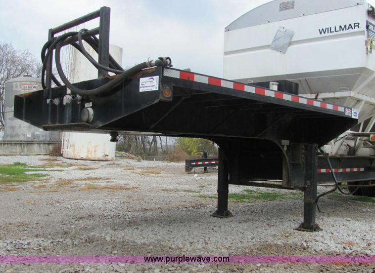 image for item C2949 2008 B-B Behnke tandem axle tender trailer