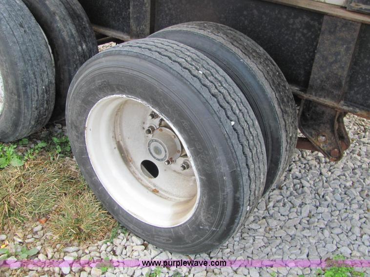 image for item C2949 2008 B-B Behnke tandem axle tender trailer