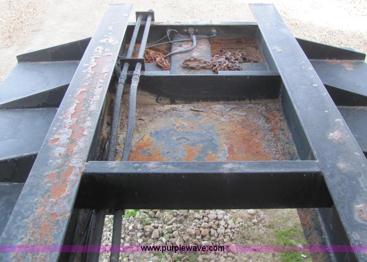 image for item C2981 1998 Western 15 ton gooseneck tender trailer