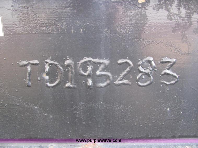 image for item C2981 1998 Western 15 ton gooseneck tender trailer