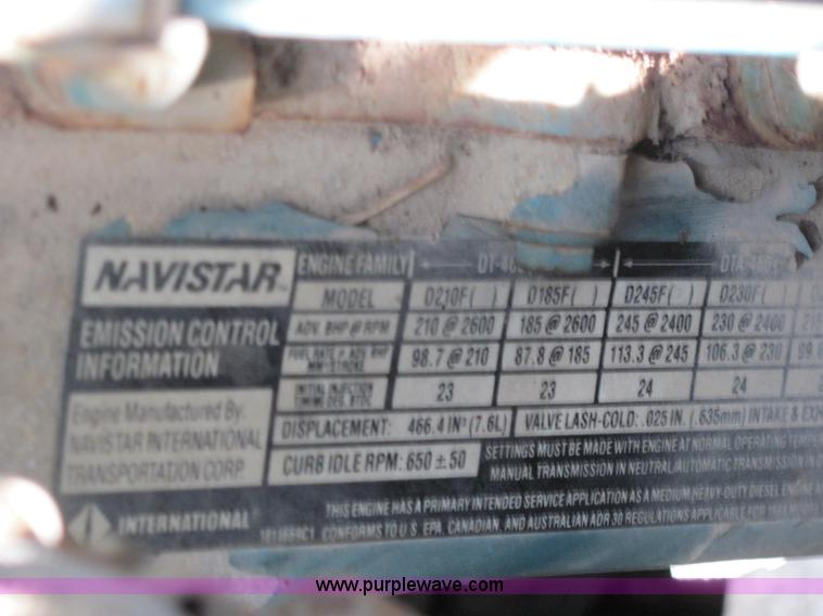 image for item C2988 1989 International S1900 fertilizer tender truck