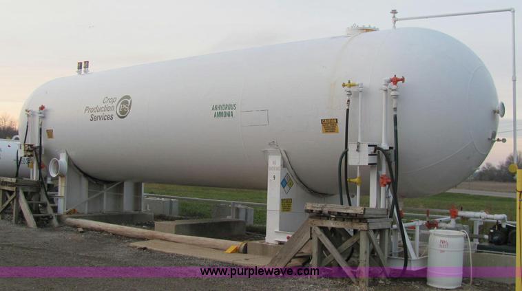 image for item E2504 1966 Beaird 18,000 gallon NH3 tank