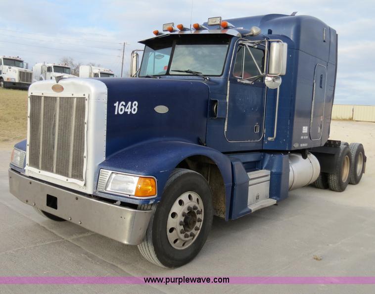 image for item B2496 1998 Peterbilt 377 semi truck