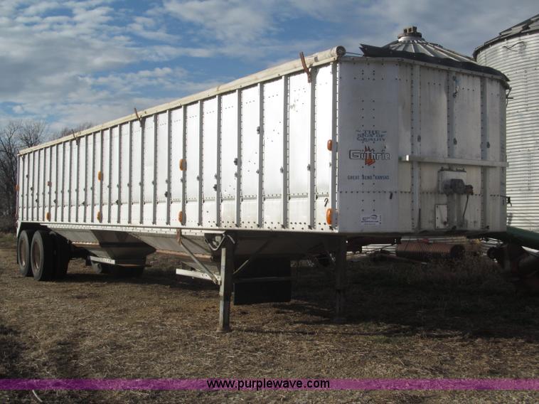 image for item B5278 1979 Guthrie 42' double hopper grain trailer