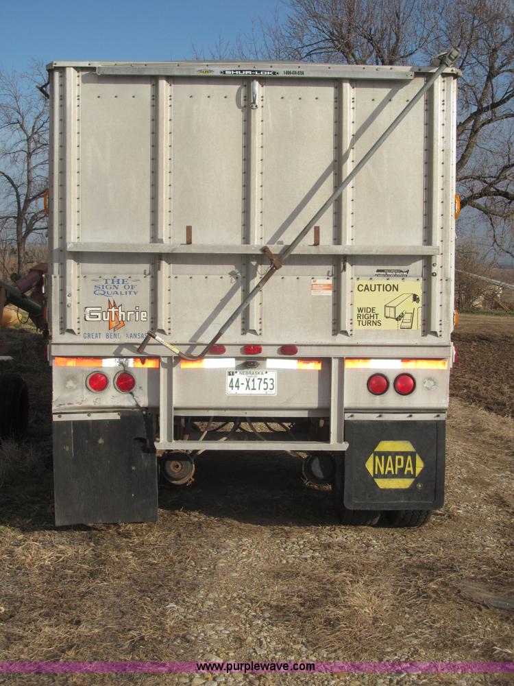 image for item B5278 1979 Guthrie 42' double hopper grain trailer
