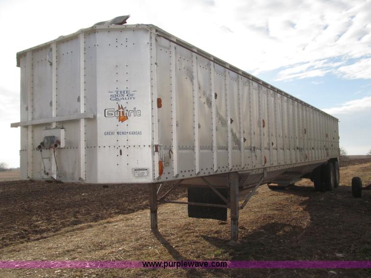 image for item B5278 1979 Guthrie 42' double hopper grain trailer