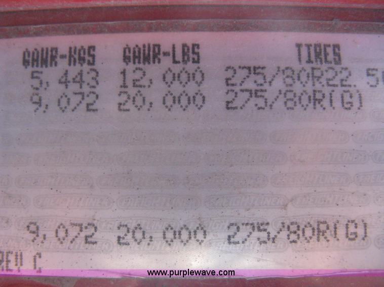 image for item B8256 1996 Freightliner FLD120 semi truck