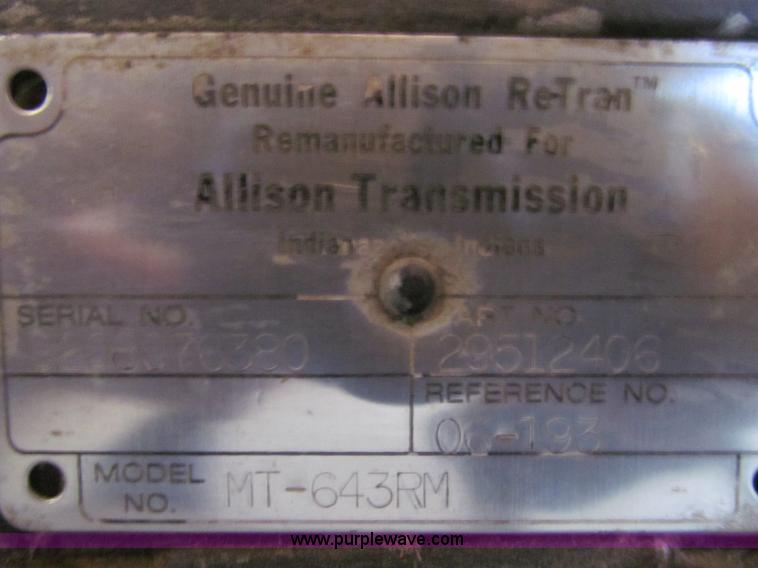 image for item E3545 Engine and Transmission