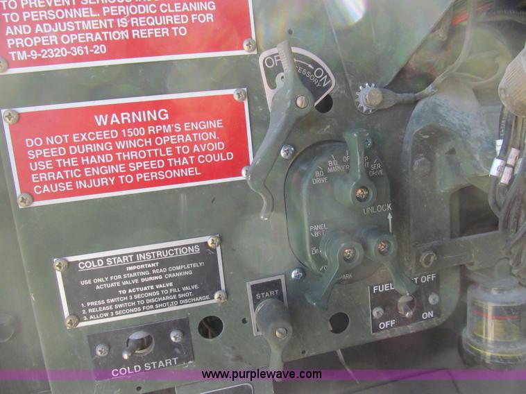 image for item E3554 1986 Am General M35A3 truck