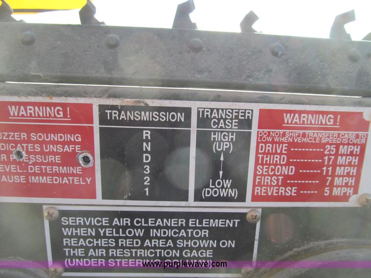 image for item E3554 1986 Am General M35A3 truck