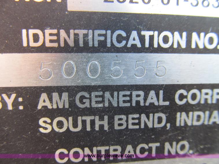 image for item E3554 1986 Am General M35A3 truck