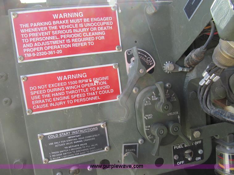 image for item E3556 1986 Am General truck