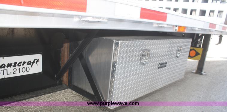 image for item F2890 2011 Transcraft DTL-2100 drop deck trailer