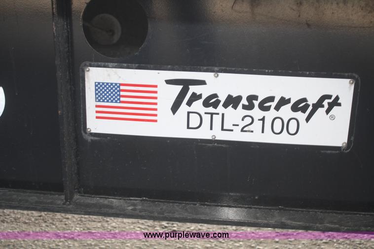 image for item F2890 2011 Transcraft DTL-2100 drop deck trailer