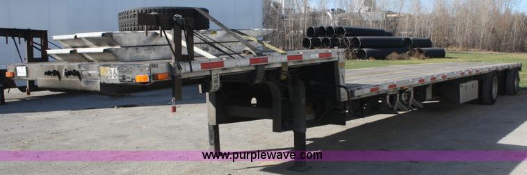 image for item F2891 2011 Transcraft DTL-2100 drop deck trailer