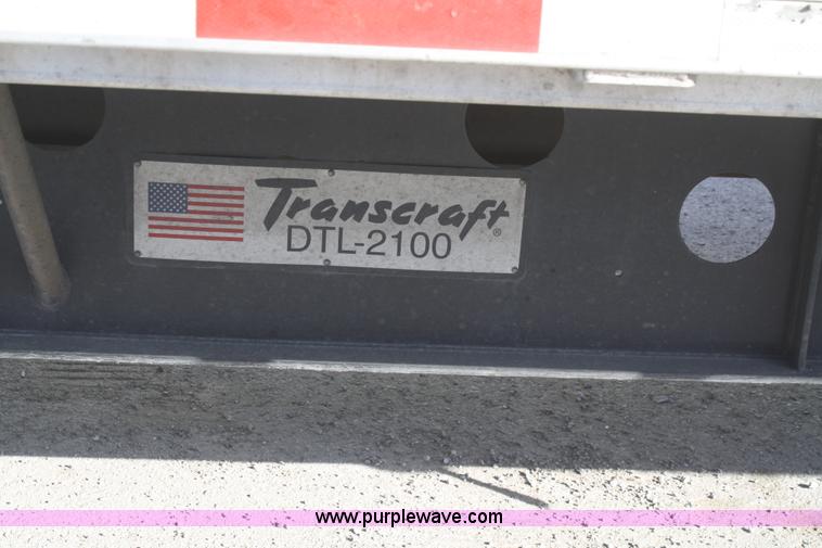 image for item F2891 2011 Transcraft DTL-2100 drop deck trailer