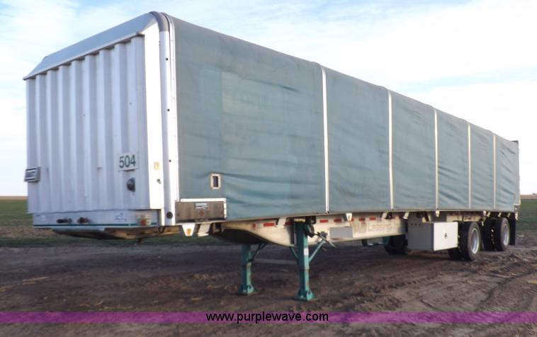 image for item F6351 2005 East Accordion 48'9" curtain wall trailer