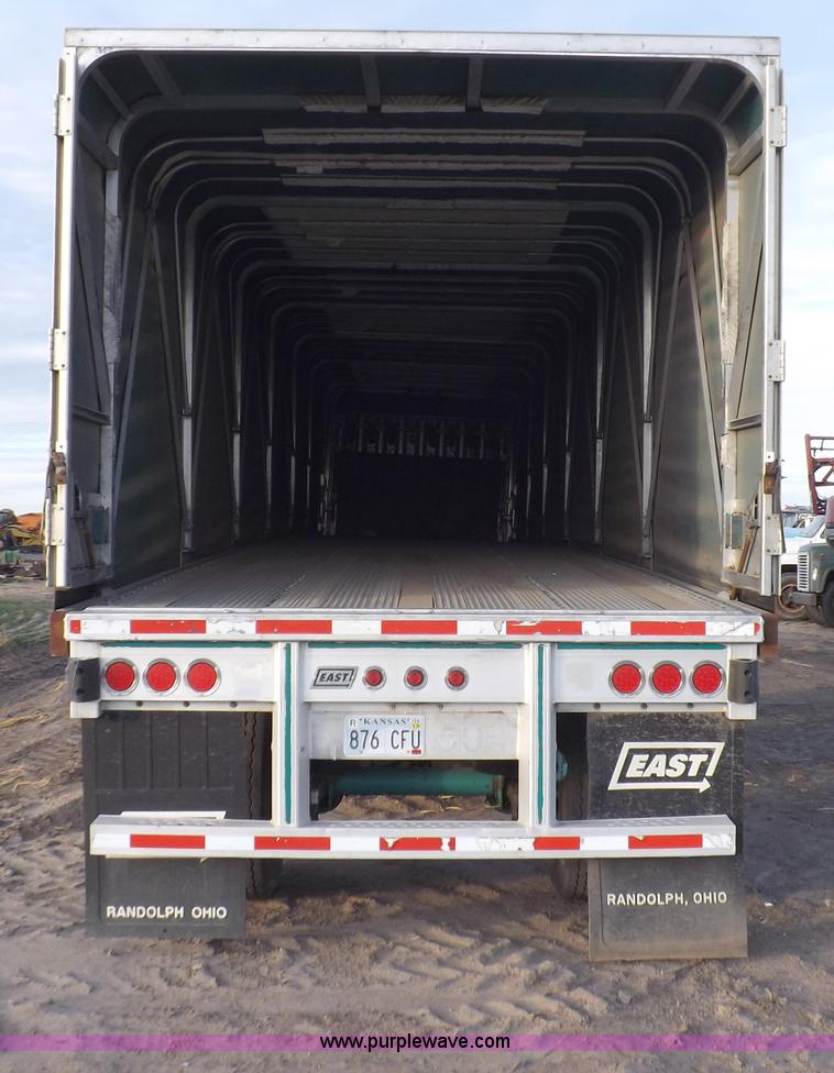 image for item F6351 2005 East Accordion 48'9" curtain wall trailer