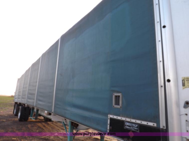 image for item F6351 2005 East Accordion 48'9" curtain wall trailer