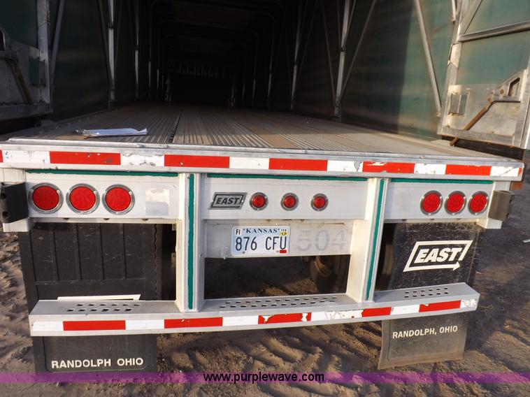image for item F6351 2005 East Accordion 48'9" curtain wall trailer