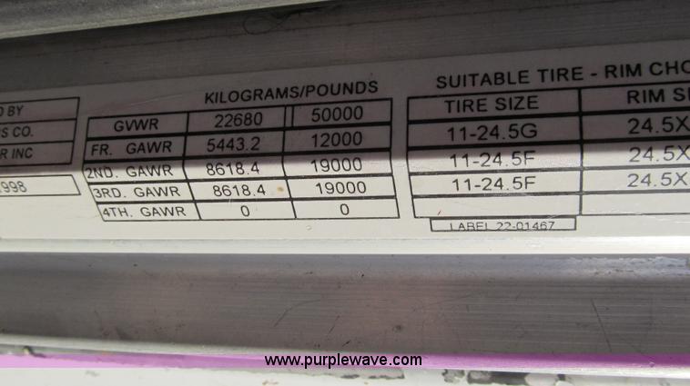 image for item G5582 1998 Peterbilt 377 semi truck