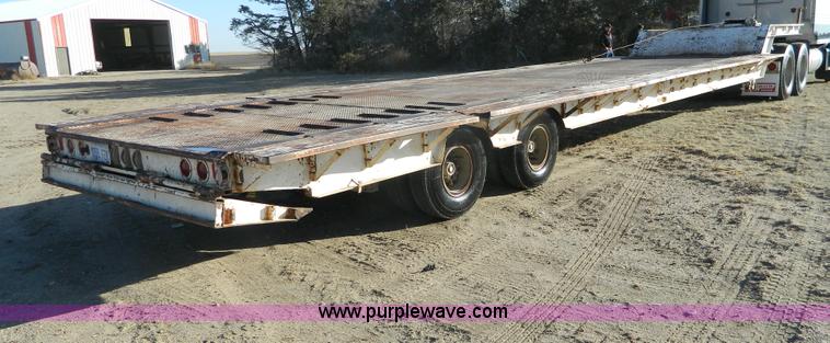 image for item G7580 1979 Trail-Eze lowboy trailer