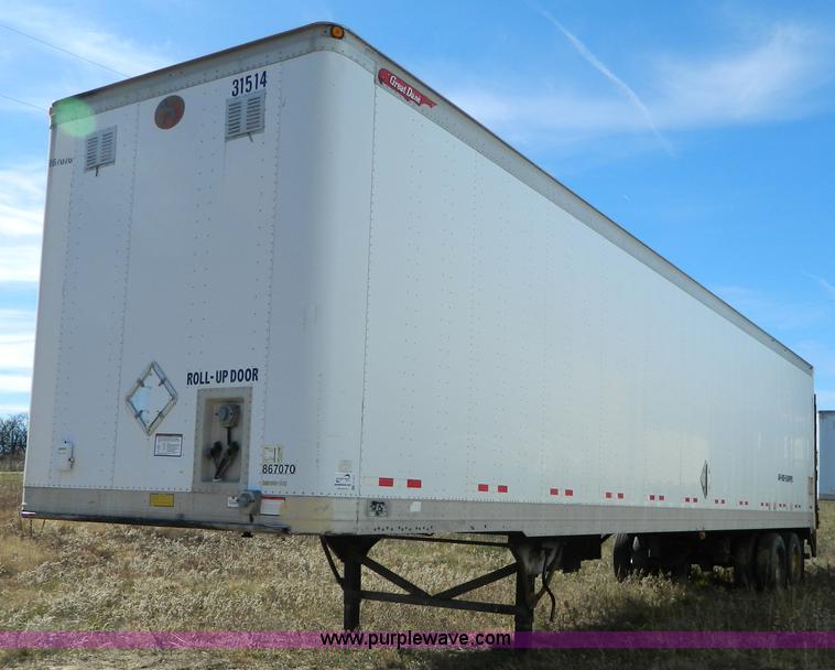 image for item G7627 1999 Great Dane dry van trailer