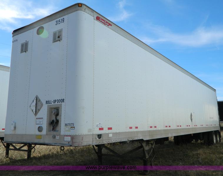 image for item G7628 1999 Great Dane dry van trailer