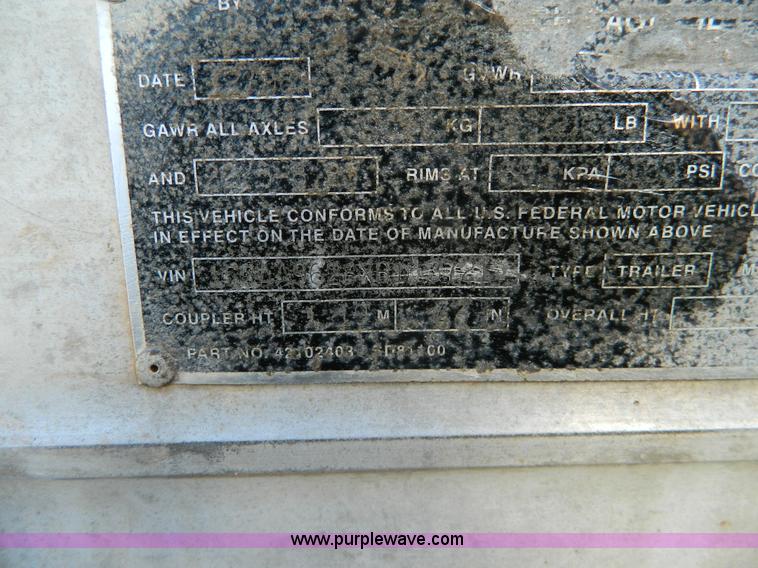 image for item G7630 1999 Great Dane box van trailer