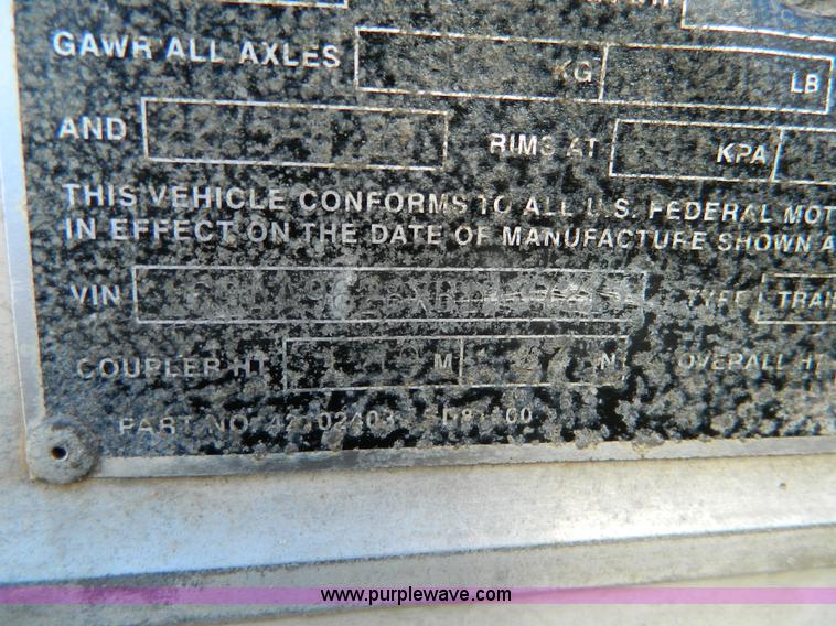 image for item G7630 1999 Great Dane box van trailer