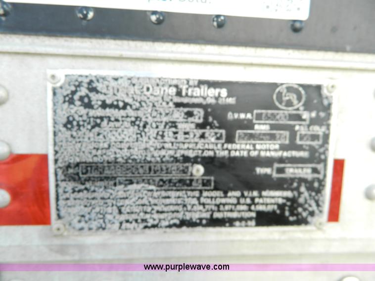 image for item G7631 1998 Great Dane dry van trailer