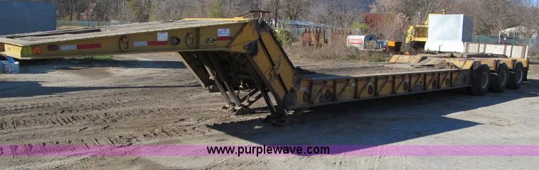 image for item F5563 1980 Load King 603DFP triple axle lowboy trailer