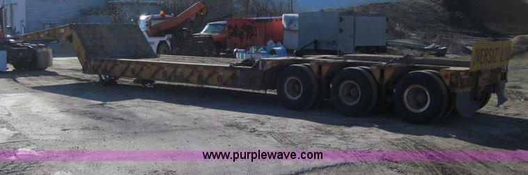 image for item F5563 1980 Load King 603DFP triple axle lowboy trailer