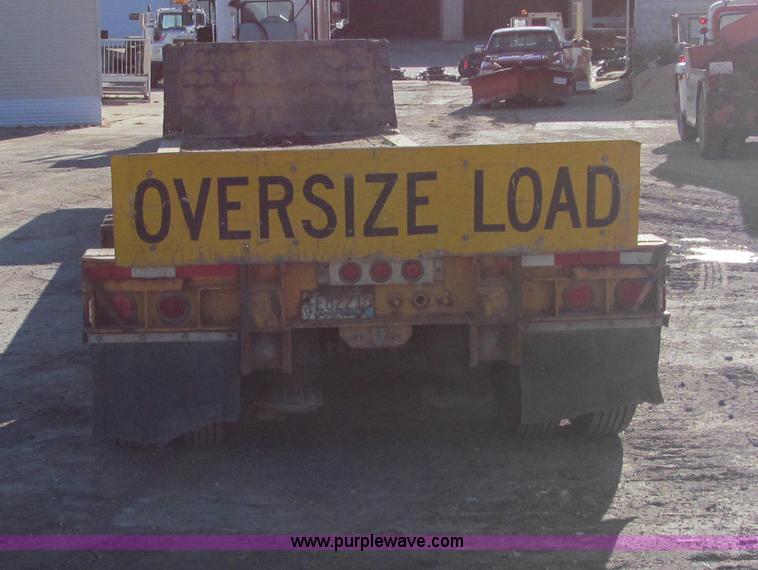 image for item F5563 1980 Load King 603DFP triple axle lowboy trailer