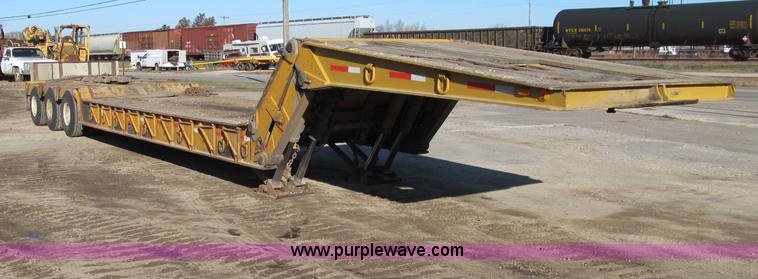 image for item F5563 1980 Load King 603DFP triple axle lowboy trailer