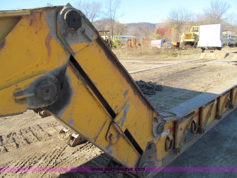 image for item F5563 1980 Load King 603DFP triple axle lowboy trailer