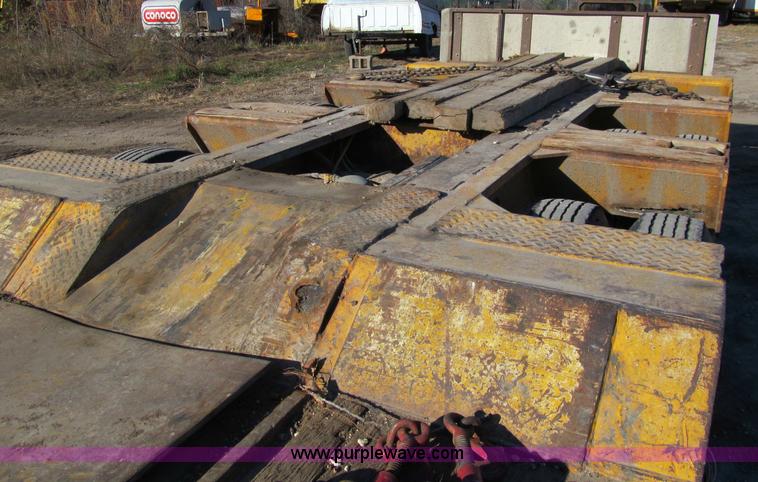 image for item F5563 1980 Load King 603DFP triple axle lowboy trailer