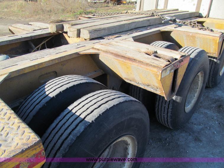 image for item F5563 1980 Load King 603DFP triple axle lowboy trailer
