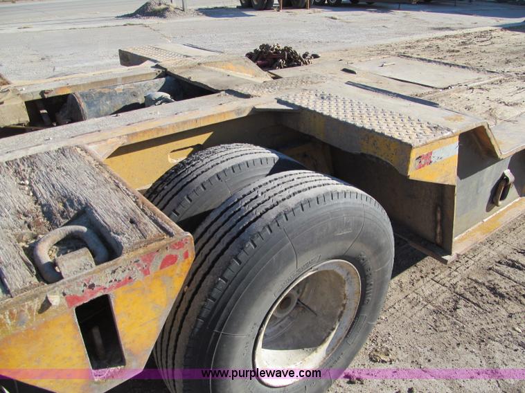 image for item F5563 1980 Load King 603DFP triple axle lowboy trailer