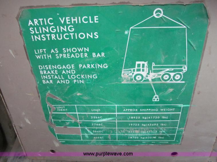 image for item F5578 1995 Terex 3066C articulated haul truck