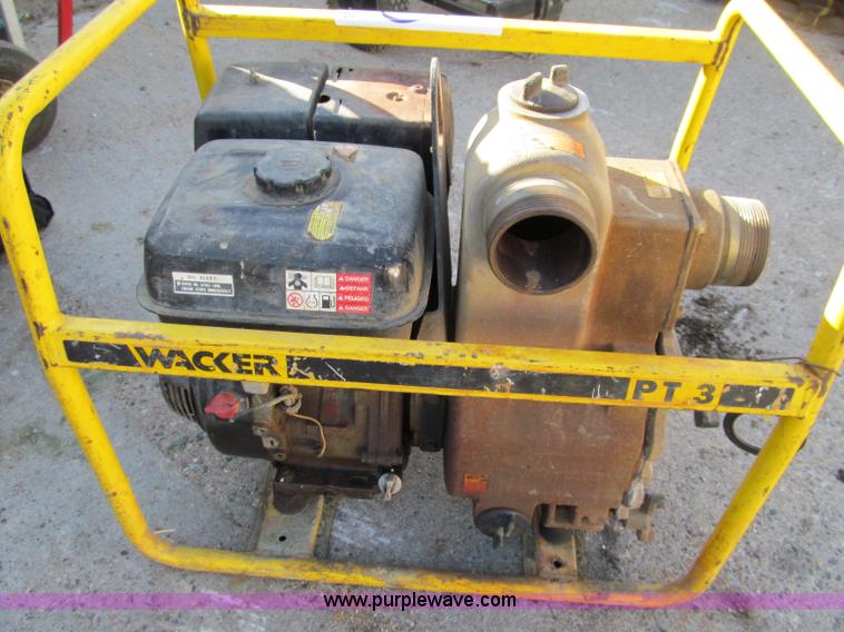 Wacker PT3A 3" water pump in Winona, MN Item F5603 sold Purple Wave