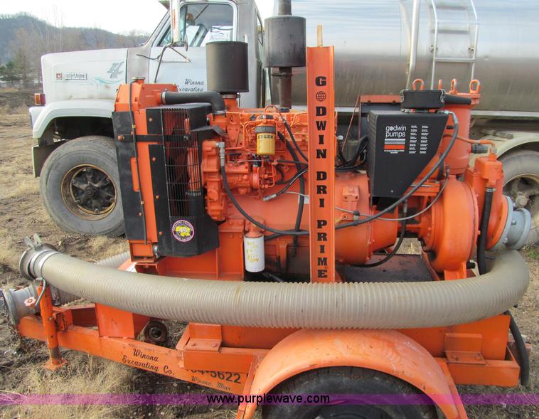 image for item F5623 Godwin 6" x 6" Dri Prime portable water pump