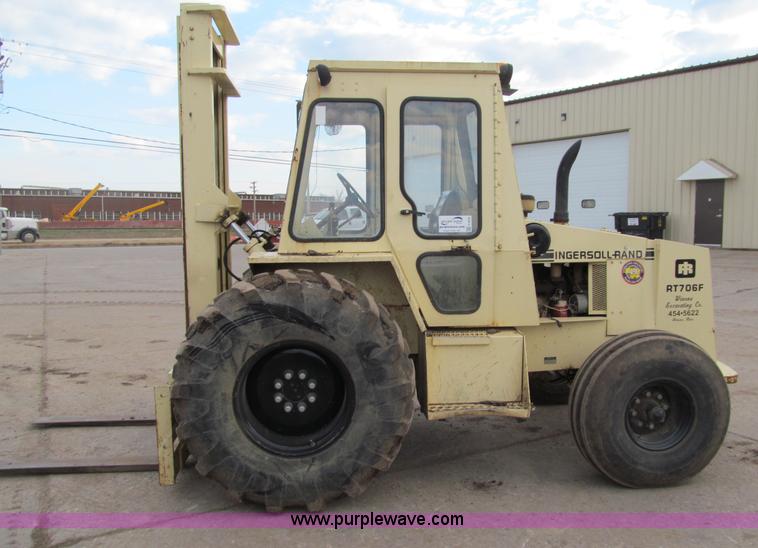 image for item F5634 Ingersoll Rand RT-708 rough terrain forklift