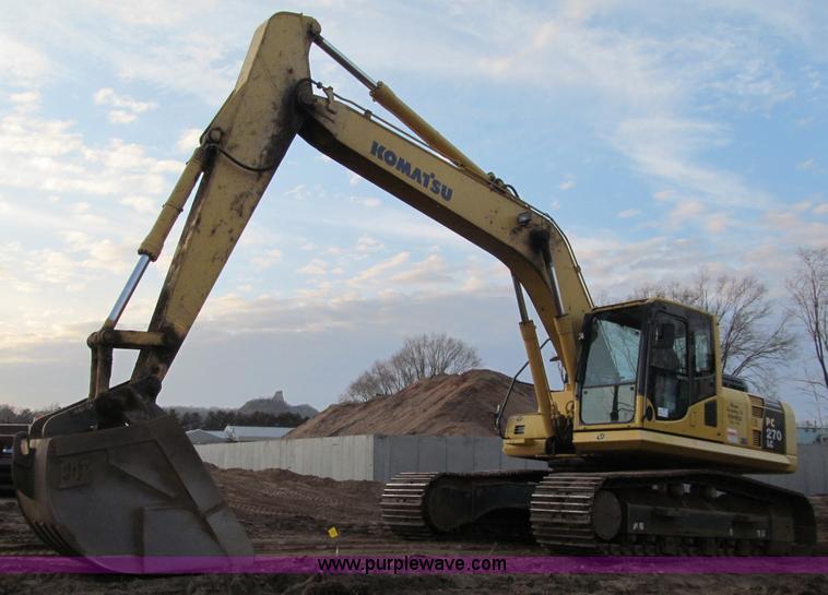 image for item F5639 2007 Komatsu PC270LC-8 excavator