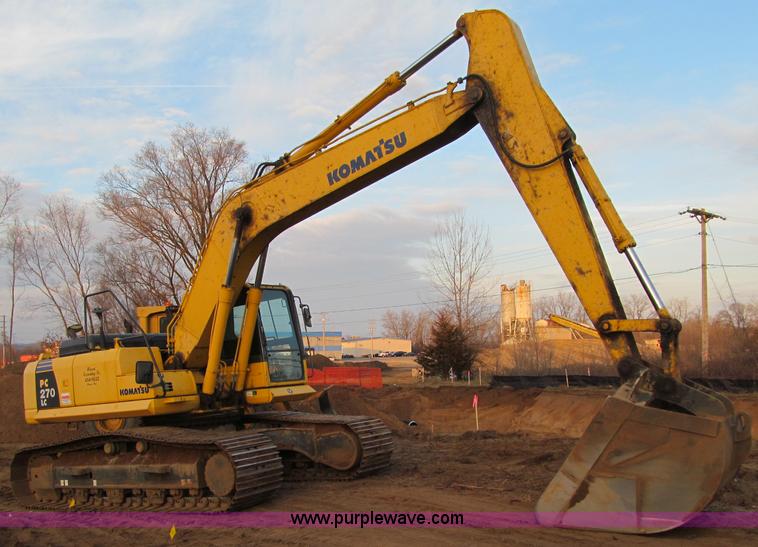 image for item F5639 2007 Komatsu PC270LC-8 excavator