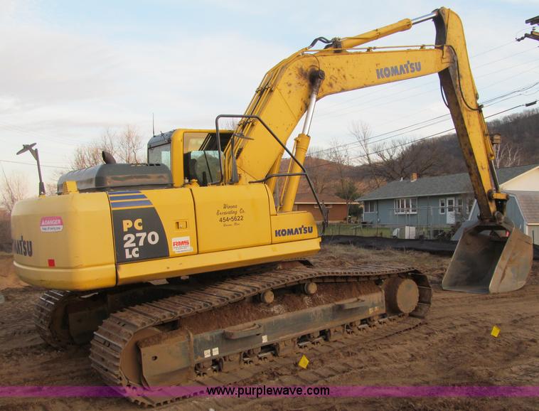 image for item F5639 2007 Komatsu PC270LC-8 excavator