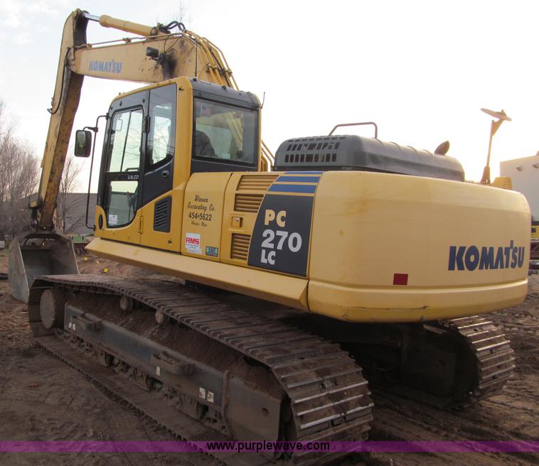 image for item F5639 2007 Komatsu PC270LC-8 excavator